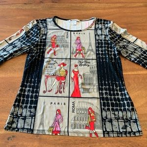 Women’s Nygard T-shirt Ladies in Red